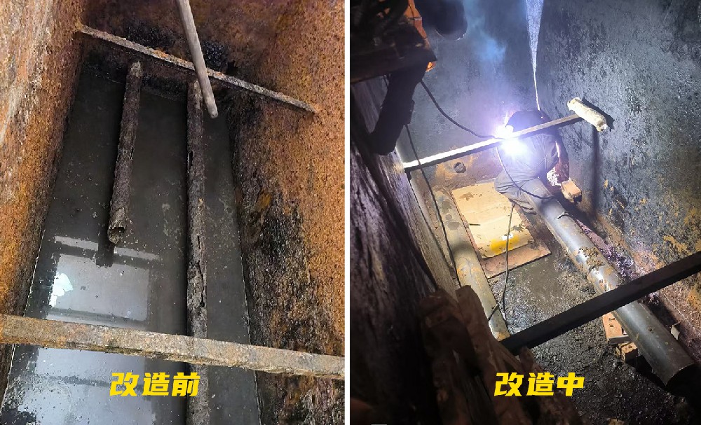 石羊食品工业园污水处理站改造二（气浮机池内防腐，更换PLC配电柜）