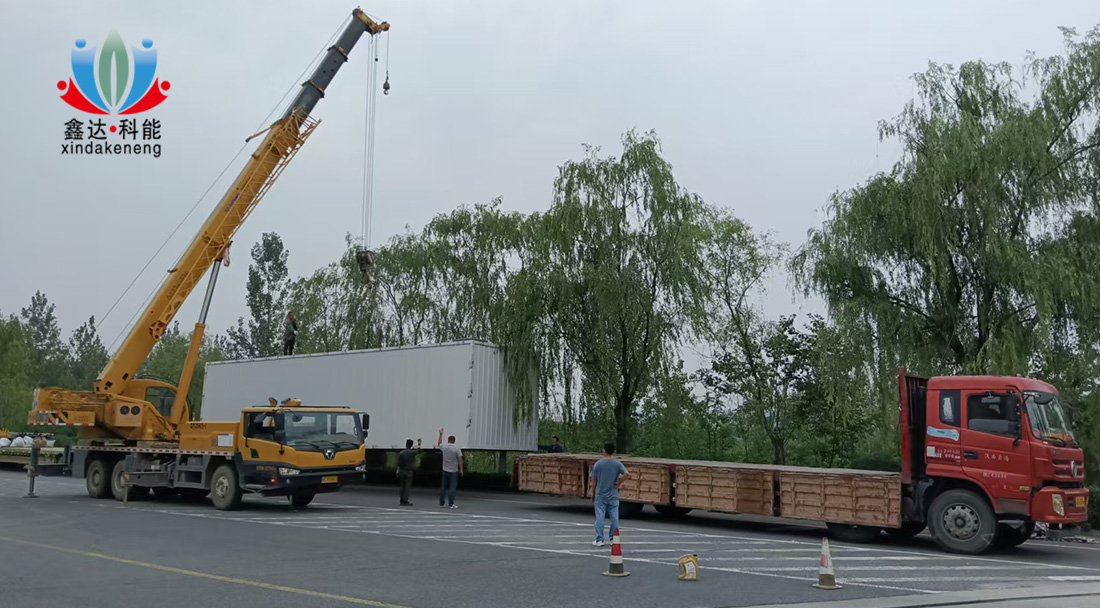 宝鸡眉县某污水处理厂扩容项目3套一体化设备发货