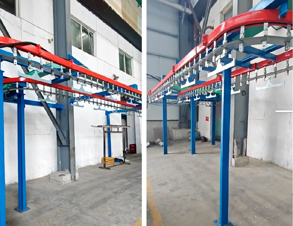 陕西某园区电镀悬挂输送生产线项目顺利竣工